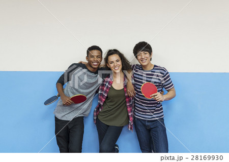 Table Tennis Ping-Pong Friends Sport Concept 28169930