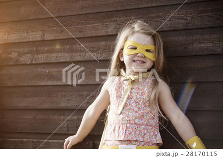 Superhero Baby Girl Brave Adorable Concept 28170115