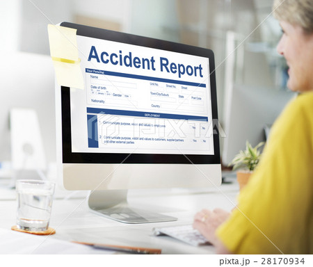 Accident Injury Report Form Information Concept Accident Injury Report Form Information Concept 28170934