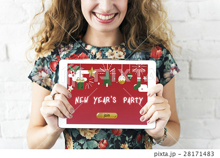 Merry X'mas Christmas Celebration Concept Merry X'mas Christmas Celebration Concept 28171483