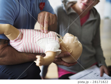 CPR First Aid Training Concept 28171822