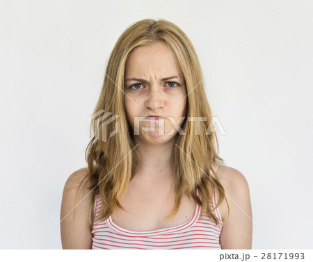 Young Girl Envy Irritated Concept 28171993