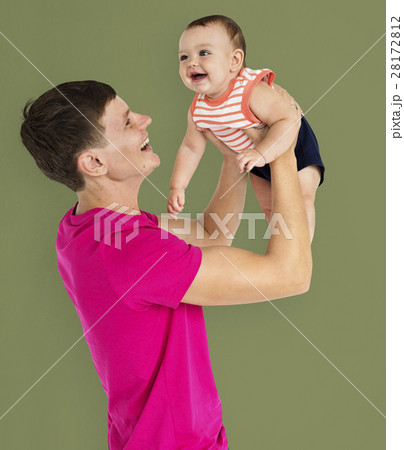 Family Cheerful Studio Portrait Concept 28172812