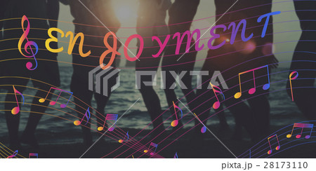 Melody Music Note Rhythm Graphic Concept Melody Music Note Rhythm Graphic Concept 28173110