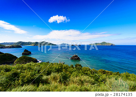 沖縄県　慶良間諸島　座間味島　神の浜展望台 28174135
