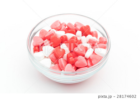 ハート型キャンディ: Heart-shaped candies 28174602