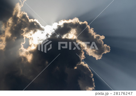 Clouds in sky before rain 28176247