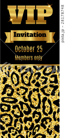 VIP club party premium invitation card flyer. 28178748