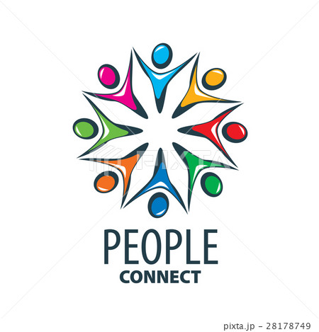 vector logo people 28178749