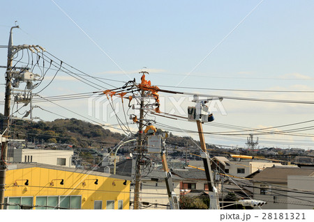 電線工事　電気工事　電気　通電 28181321