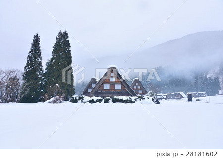 冬の白川郷 28181602