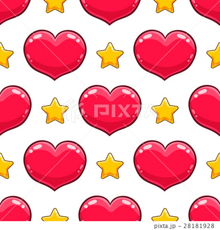 Seamless pattern with heart 28181928