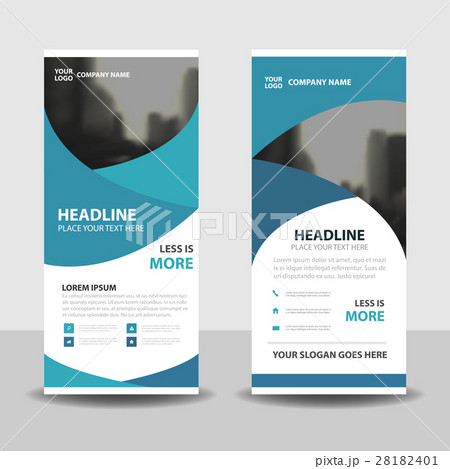 Corporate Business roll up banner template design 28182401