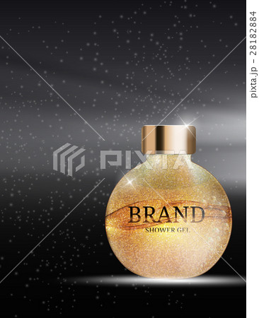 Shower Gel Bottle Template for Ads or Magazine Shower Gel Bottle Template for Ads or Magazine 28182884