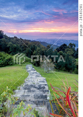 Cityscape view from top of the Penang hill 28183281