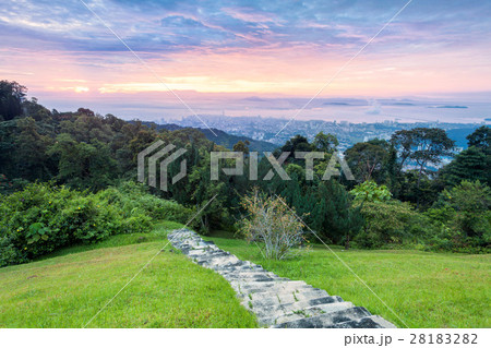 Cityscape view from top of the Penang hill 28183282