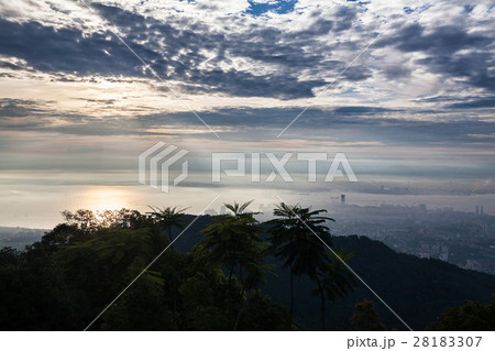 Cityscape view from top of the Penang hill 28183307