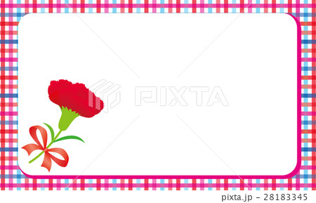 母の日メッセージカード カーネーション チェック 名刺スモールサイズ85mm51mm 母の日メッセージカード カーネーション チェック 名刺スモールサイズ85mm51mm 28183345