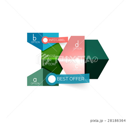 Abstract infographic geometric templates Abstract infographic geometric templates 28186364