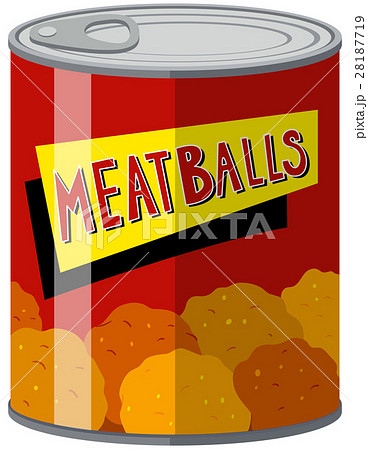 Meatballs in aluminum can Meatballs in aluminum can 28187719
