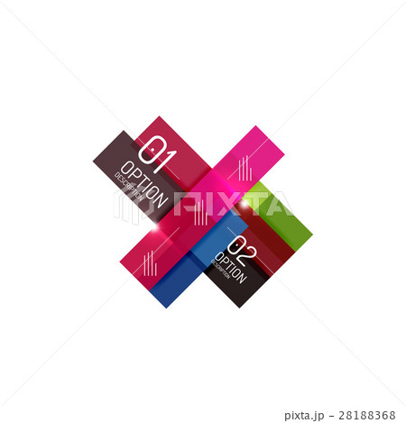 Vector business infographics, option selectのイラスト素材 [28188368] - PIXTA