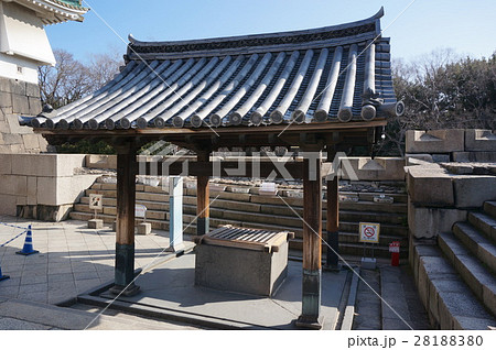 大阪城小天守台にある金明水井戸 28188380