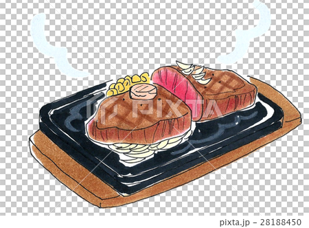 ステーキのイラスト素材