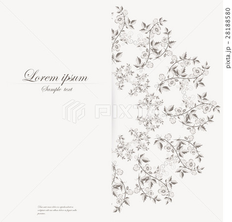 template for folder, business card and invitation 28188580