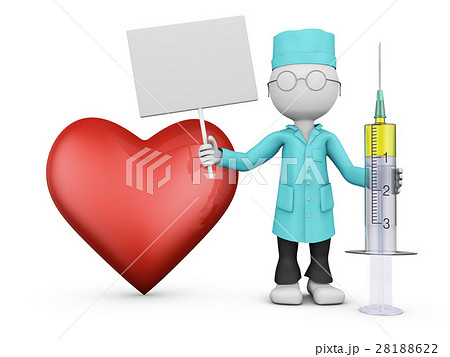 Doctor and red heart 28188622