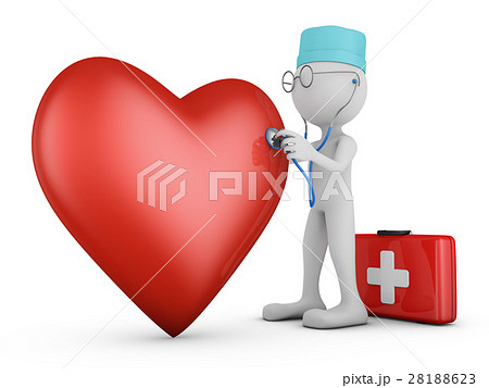 Doctor and red heart 28188623
