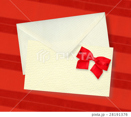 Beige card and envelope. 28191376