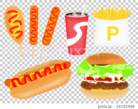 Junk food set Junk food set 28191986