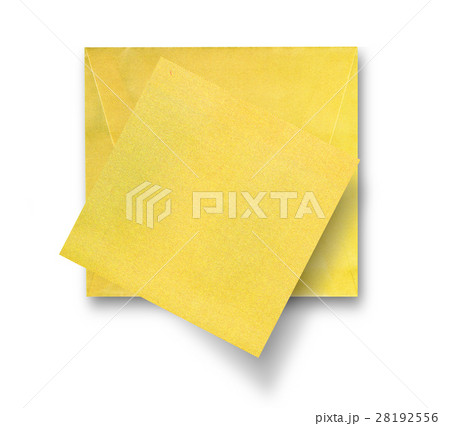 Golden card and envelope. Golden card and envelope. 28192556