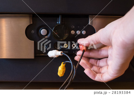 RCA connectors for video and stereo sound RCA connectors for video and stereo sound 28193384