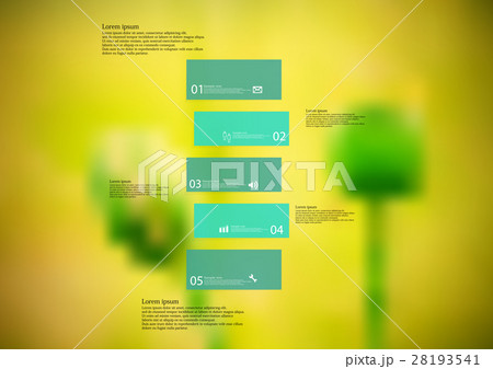 Illustration infographic template with green bar Illustration infographic template with green bar 28193541