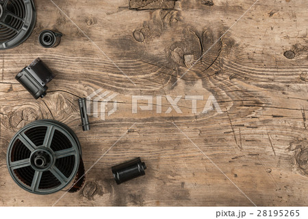 35mm photo film and container for film development 28195265