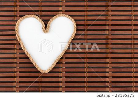 Rope in the shape of a heart Rope in the shape of a heart 28195275