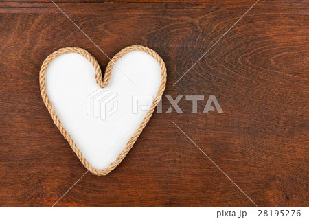 Rope in the shape of a heart Rope in the shape of a heart 28195276