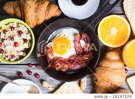 Breakfast with eggs Breakfast with eggs 28197329