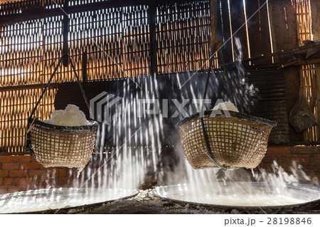 Boiling salt mountainous of Nan province, Thailand 28198846