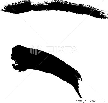 手書き 墨 筆跡 和紙 28200005