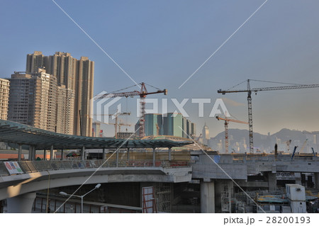 Under Construction works of the Hong Kong 28200193