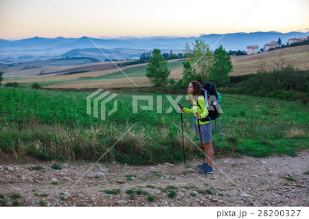 Girl trekker in campaign 28200327