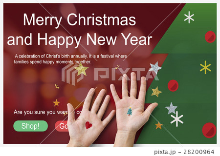 Merry Christmas Big Sale Concept 28200964