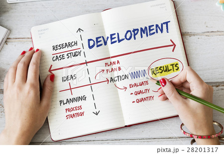 Target Achievement Goals Strategy Concept 28201317