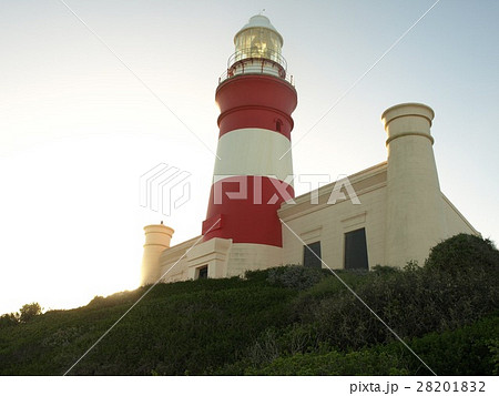 南アフリカ アフリカ大陸最南端のアガラス岬の灯台の写真素材 12