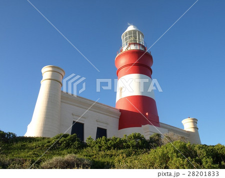 南アフリカ アフリカ大陸最南端のアガラス岬の灯台 28201833