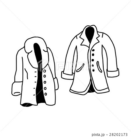 hand drawn sketch of coat isolated hand drawn sketch of coat isolated 28202173