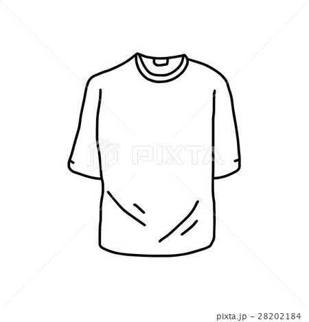 hand drawn sketch of T-shirt isolated hand drawn sketch of T-shirt isolated 28202184