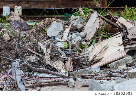 Disaster site like tsunami, tornado or typhoon Disaster site like tsunami, tornado or typhoon 28202902